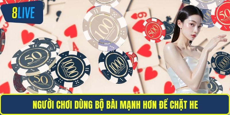 Luật Chơi Tiến Lên Chuẩn Xác Từ A - Z Cho Người Mới Người chơi dùng bộ bài mạnh hơn để chặt heo